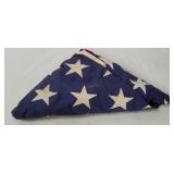 Vtg Cloth American Flag