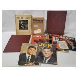 Vtg J F K Books, Magazines & Keychain