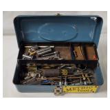 Metal Tool Box W/ Misc. Tools