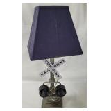Pottery Barn R R Crossing Metal Lamp