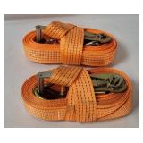 2 Ratchet Tie Down Straps
