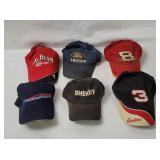 6 Hats - Jim Beam, Dale Earnhardt, Ford