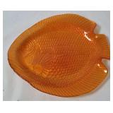 Art Glass Fish Dish Plate