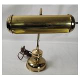 Vtg Brass Bankers Lamp