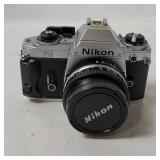 Nikon Fg Camera W/ 50mm Lens