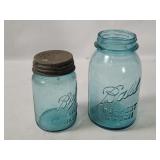 2 Vtg Ball Perfect Mason Jars
