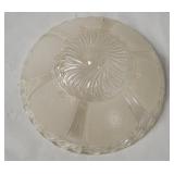 Vtg White Glass Ceiling Light Shade
