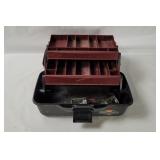 Flambeau Tackle Box W/ 2 Shakespeare Reels