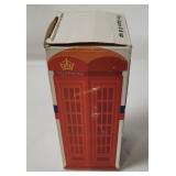 Cast Metal Telephone Booth Coin Bank