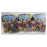 3 Star Trek Next Generation Figures Playmates