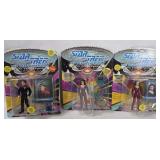 3 Star Trek Next Generation Figures Playmates