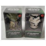 Star Wars Ceramic Goblets Yoda & Storm Trooper