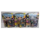 3 Star Trek Next Generation Figures Playmates