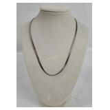 Sterling Herringbone Necklace 6.3g