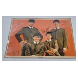 Vtg The Beatles Poster
