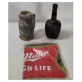 Miller Beer Inflatable, Coors Stein Etc.