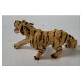 Vintage Fur Tiger Figurine