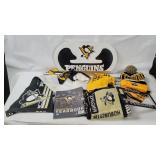 Assorted Pittsburgh Penguins Hockey Items