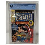1970 Marvel's Greatest Comics #25 Cbcs Graded 8.0