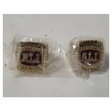 2 Muhammad Ali World Champ Replica Rings