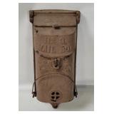 Antique Cast Iron No. 3 Mailbox
