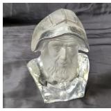 Viking Glass Fisherman Paperweight