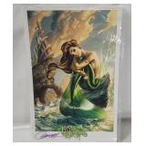 2013 Little Mermaid Print Signed J. Scott Campbell