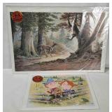 2 Signed #'d Art Prints By Lee Robertson 2001
