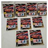 9 Vtg Motor Force Diecast Sport Cars