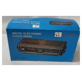 Vtg Windsor Electronic Clock Radio