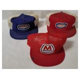 Vtg Marathon & Sohio Hats