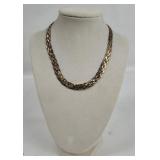 Sterling Braided Necklace 17.5g