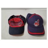2 Cleveland Indians Hats