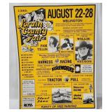 Lorain County Fair Poster - Willie Nelson Etc.