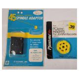 Vtg 45rmp Record Adapters