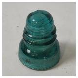 Vtg Hemingray Blue Glass Insulator