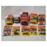10 Matchbox Diecasts - Corvette, Mustang