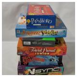 Games - Password, N Sync, Planet Hollywood