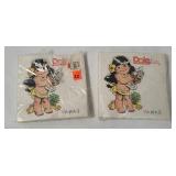 2 Packs Of Vtg Dole Kids Napkins