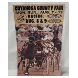 Cuyahoga County Fair Horse Racing Poster