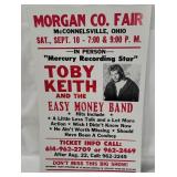 Morgan Co. Fair Toby Keith Concert Poster