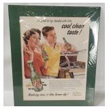 Vtg 7-up Cola Advertisement