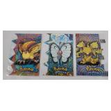 (3) 2000 Topps Pokï¿½mon Die Cut Cards
