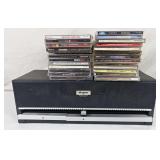 Discgear Organizer & Assorted CDs