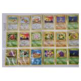 (18) 1999 Pokï¿½mon Non Holo Cards