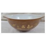 Pyrex Early American Brown 4 QT Mixing Bowl