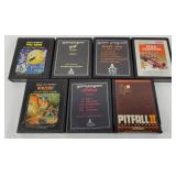 7 Atari 2600 Games - Pitfall 2, Golf, Berzerk,