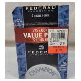 Box Of Champion .22 LR Ammo 525rd Box