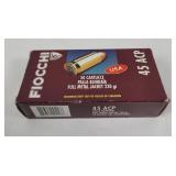 33 Rounds Fiocchi 45 ACP Ammo