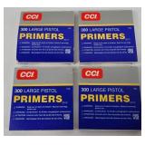 4 Partial Packs OF CCI 300 Pistol Primers